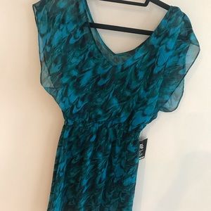 Water colored midi dress.